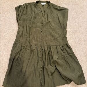 H&M Olive Green Women's Tunic Dress